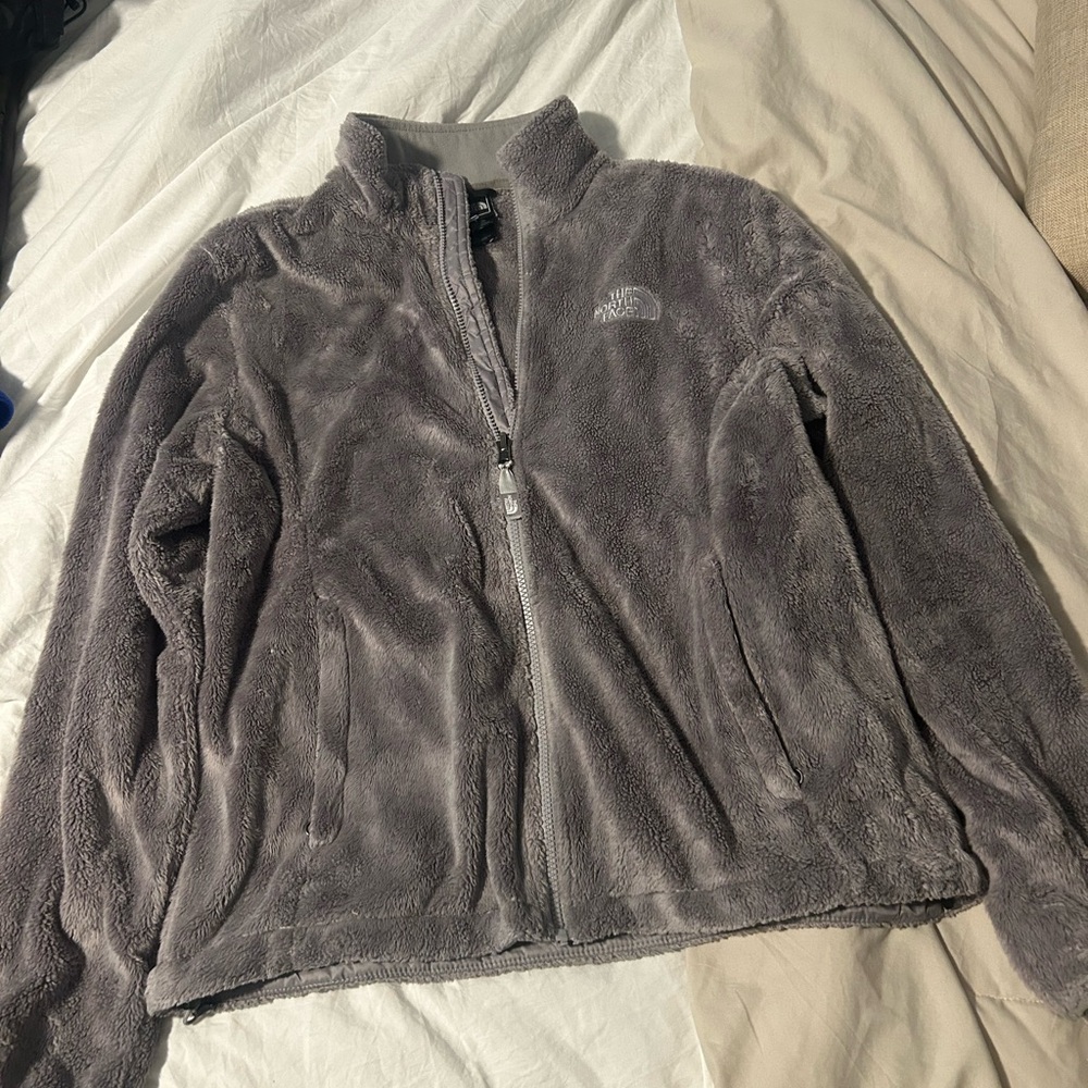 The North Face Light Gray Fleece Jacket